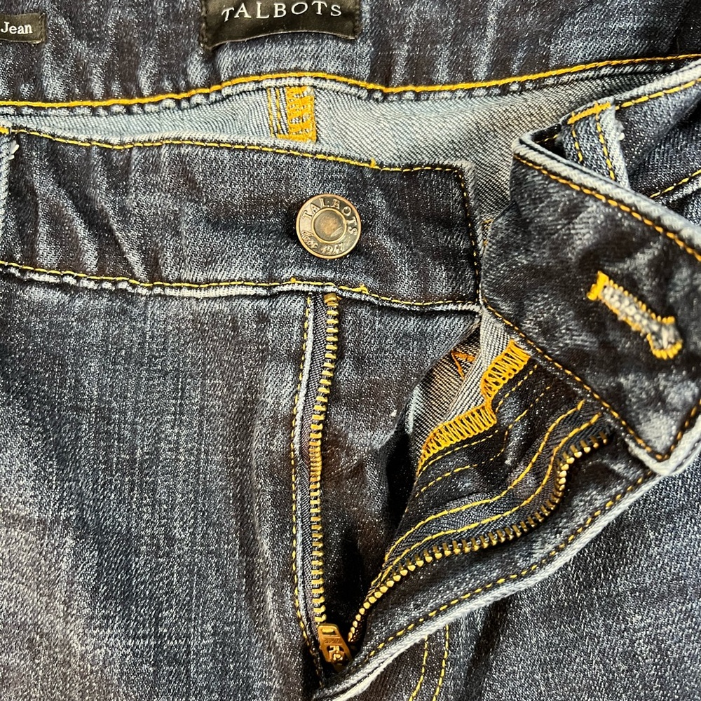 Talbots Dark Blue Relaxed Jeans - Picture 4 of 9